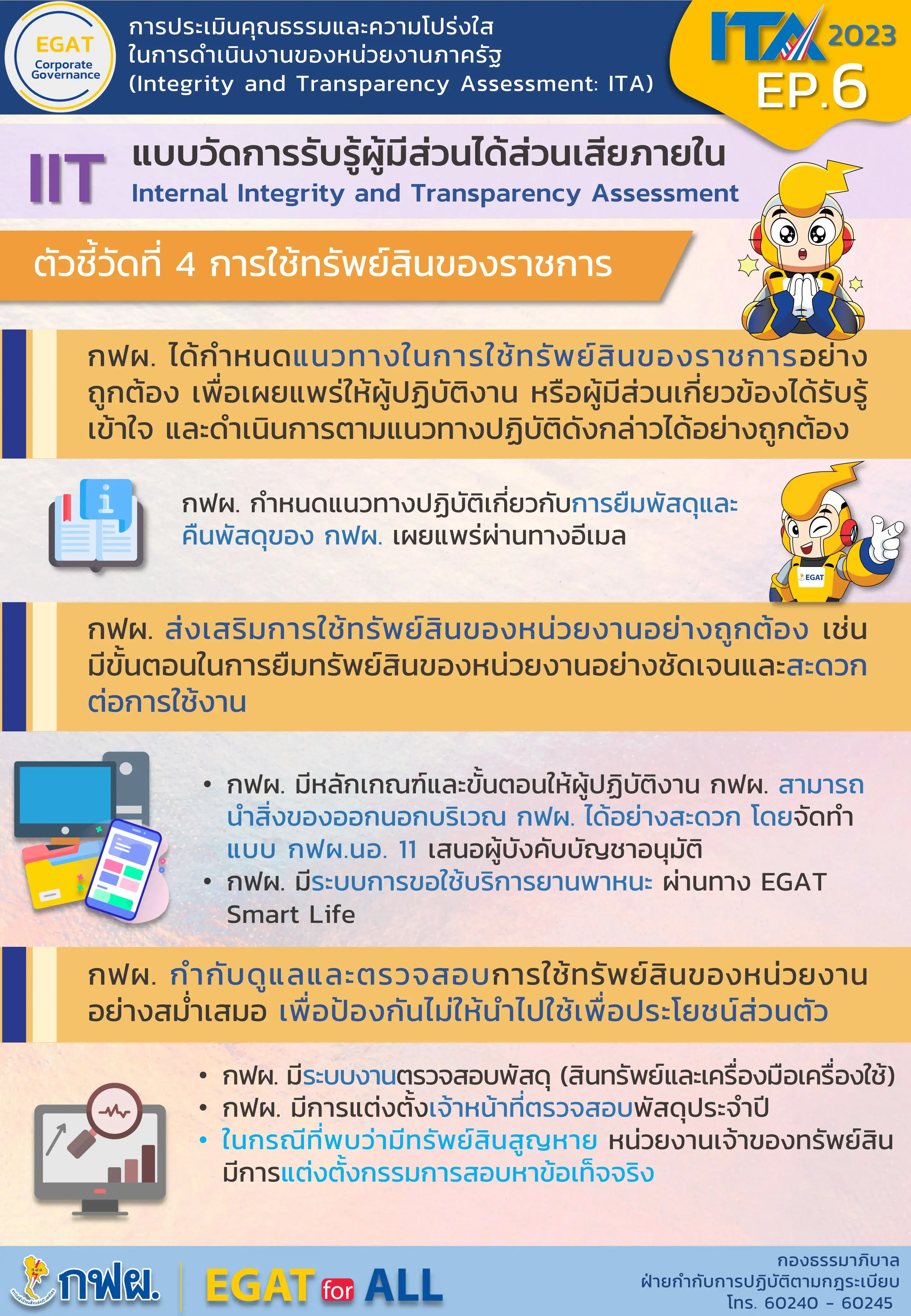 การประเมินคุณธรรมและความโปร่งใส (ITA) ตอนที่ 6